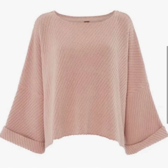 Free People blush Women's Pink Sweater - Picture 3 of 5